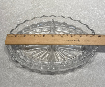 Fostoria American Divided Dish