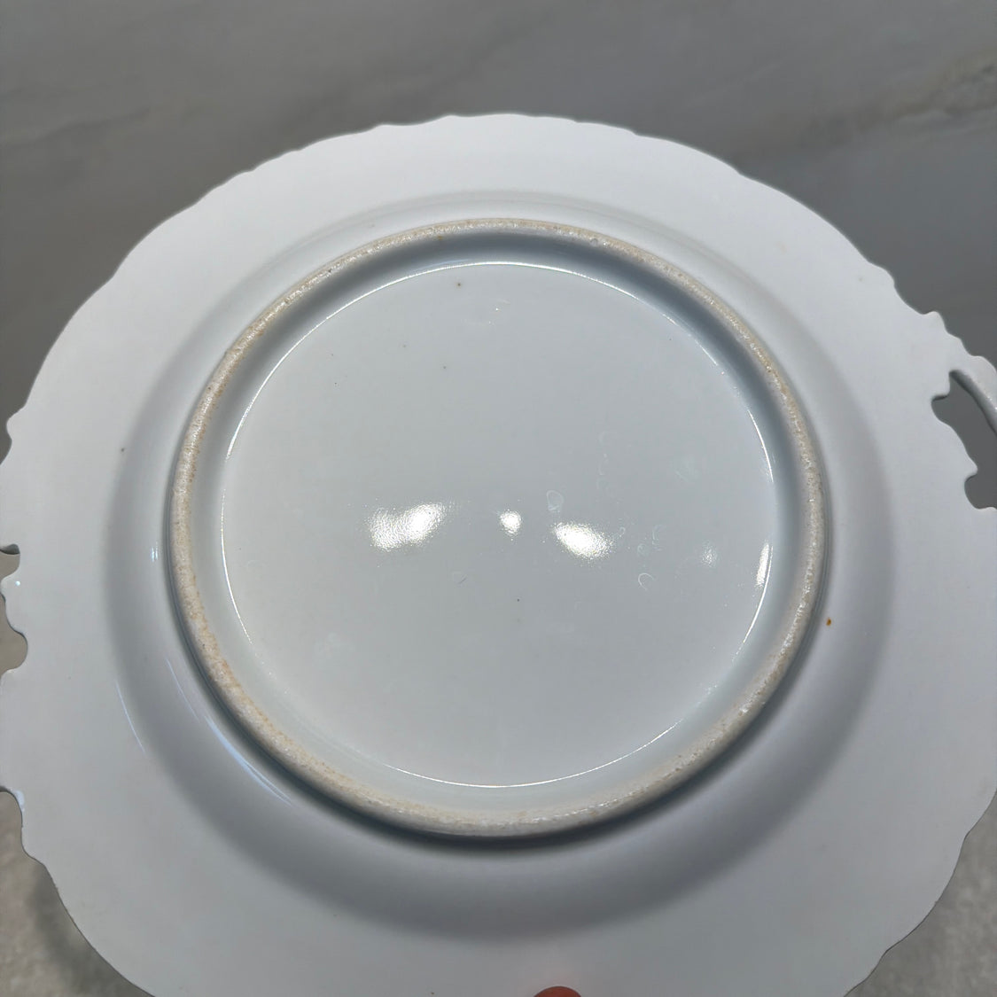 Floral Handled Plate