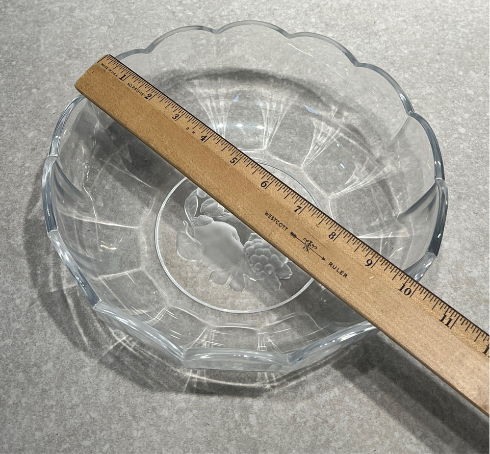 Val St. Lambert 4-Piece Salad Bowl Set - as is