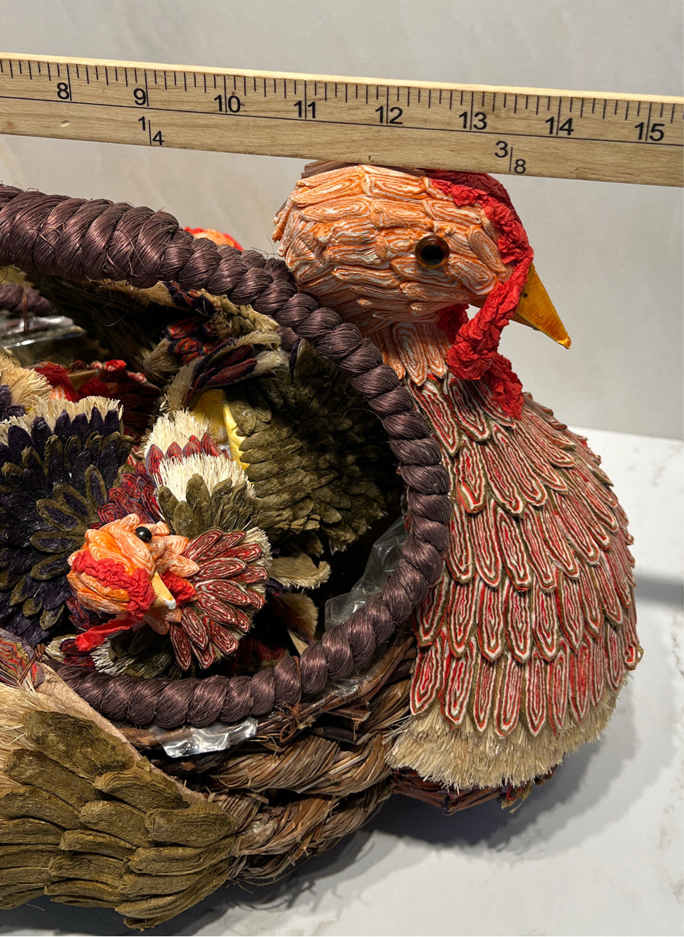 Turkey Basket with Mini Turleys