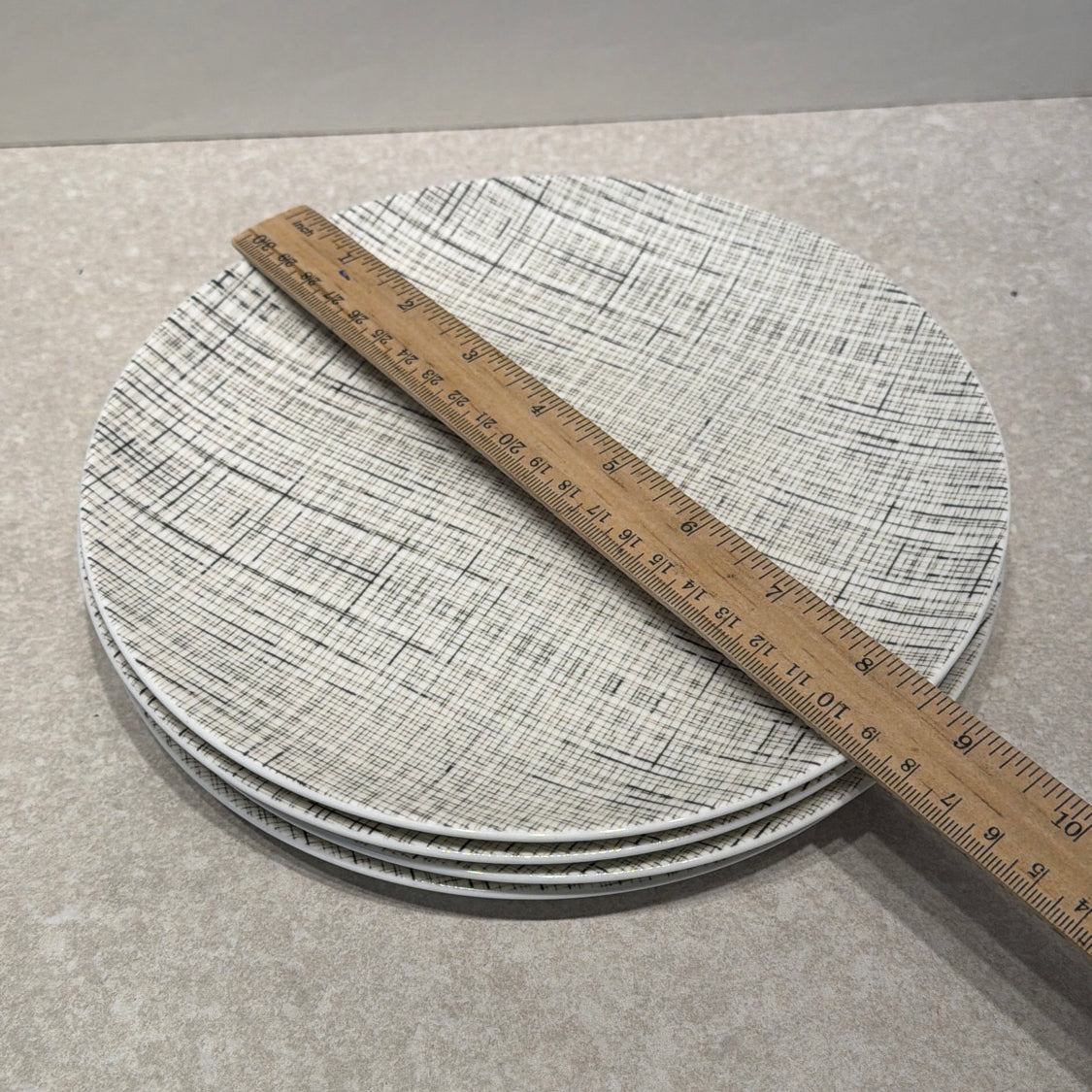 Set of 4 Crate And Barrel Plates