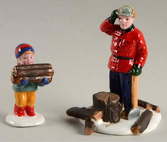 Dept. 56 Woodsman and Boy