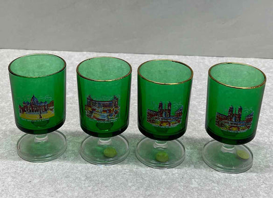 Set of 4 Murano Glasses