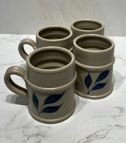 Set of 4 Williamsburg Pottery Mugs