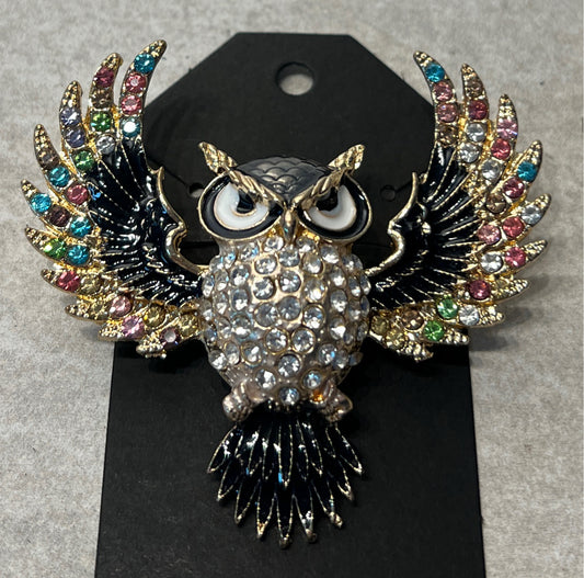 Betsey Johnson Owl Pin