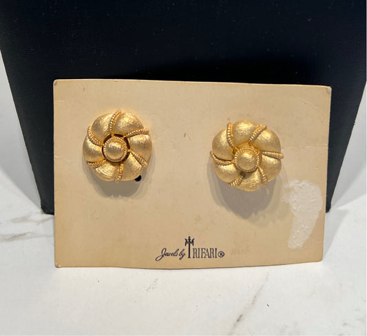 Trifari Clip-On Earrings