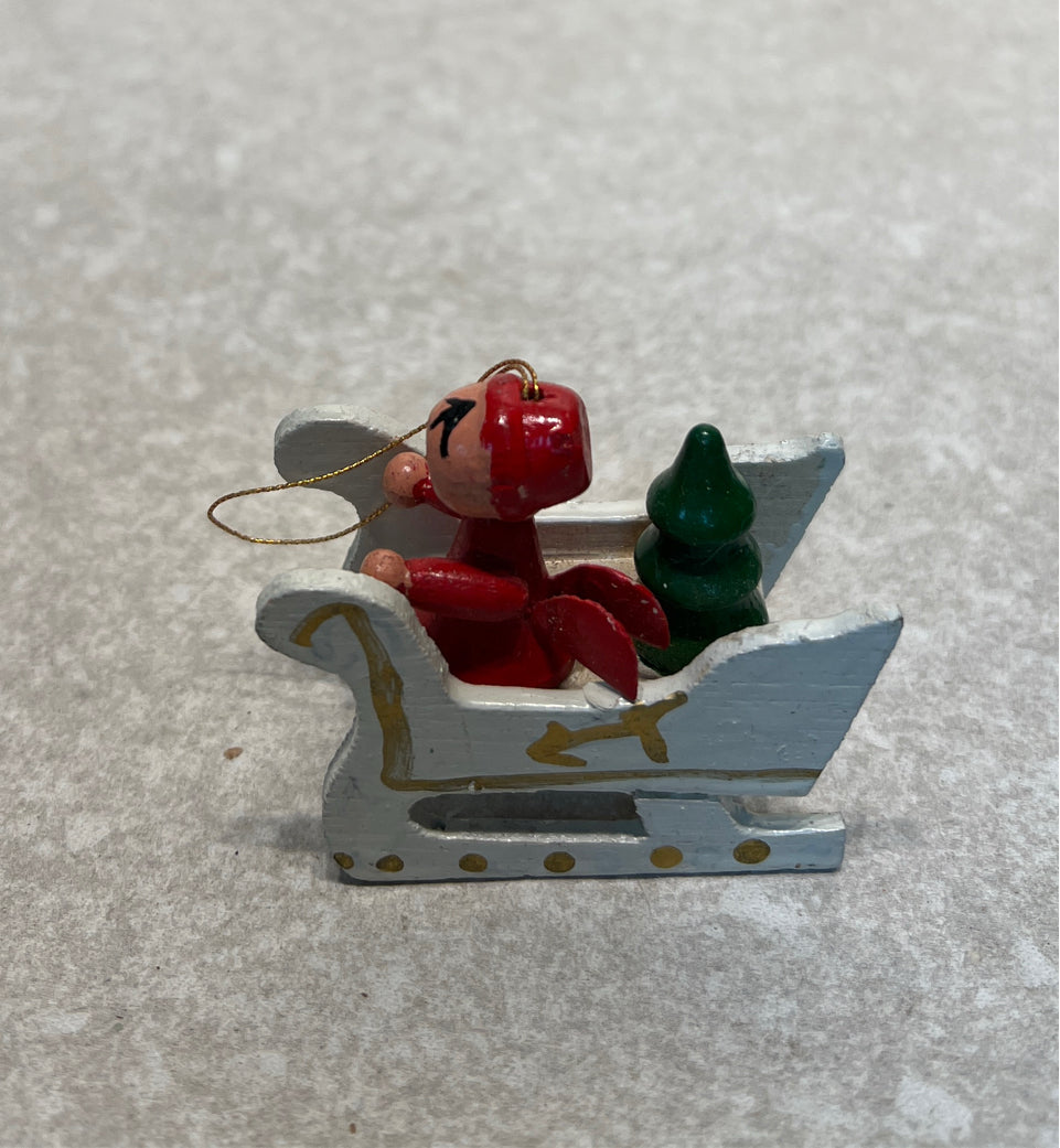Vintage Wooden Ornament
