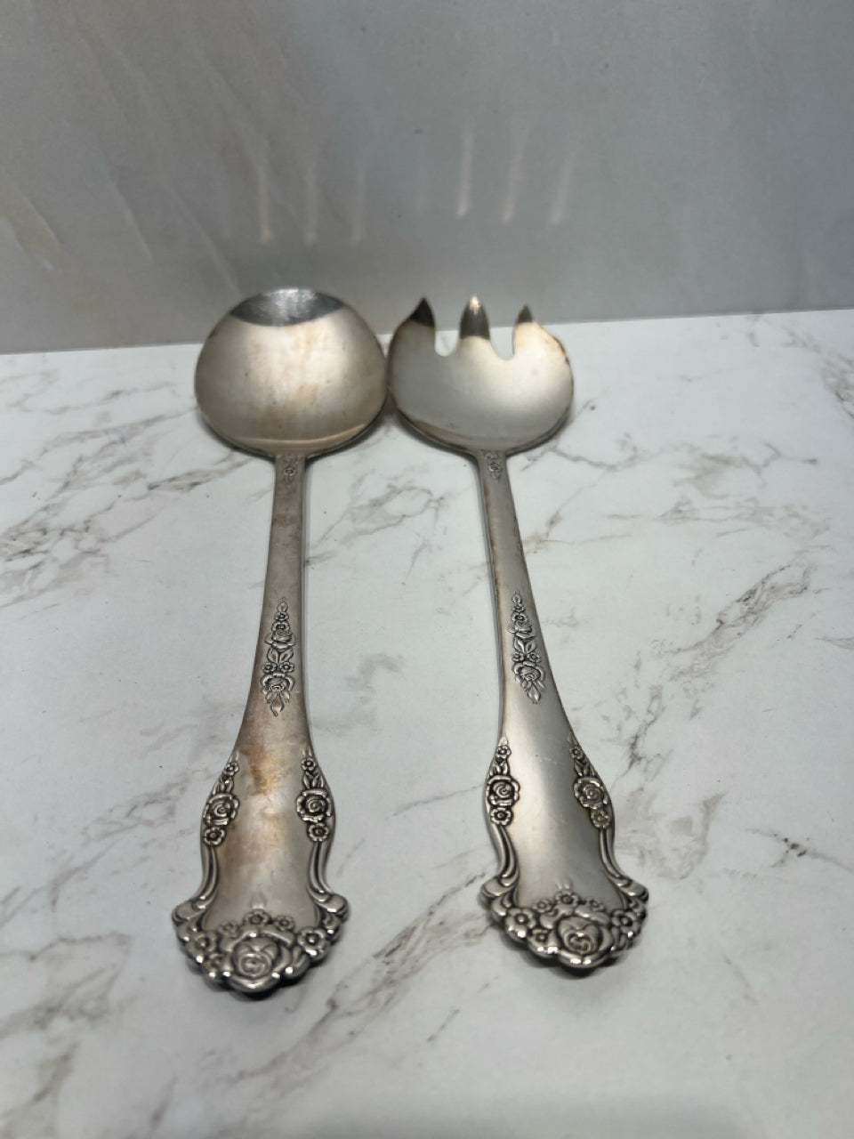 Pair of Silverplate Utensils