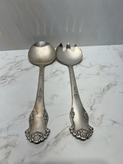 Pair of Silverplate Utensils