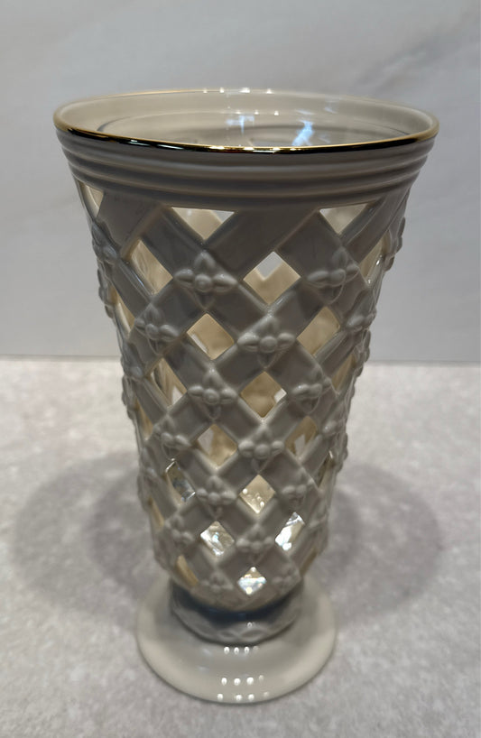 Lenox Pierced Lattice Vase