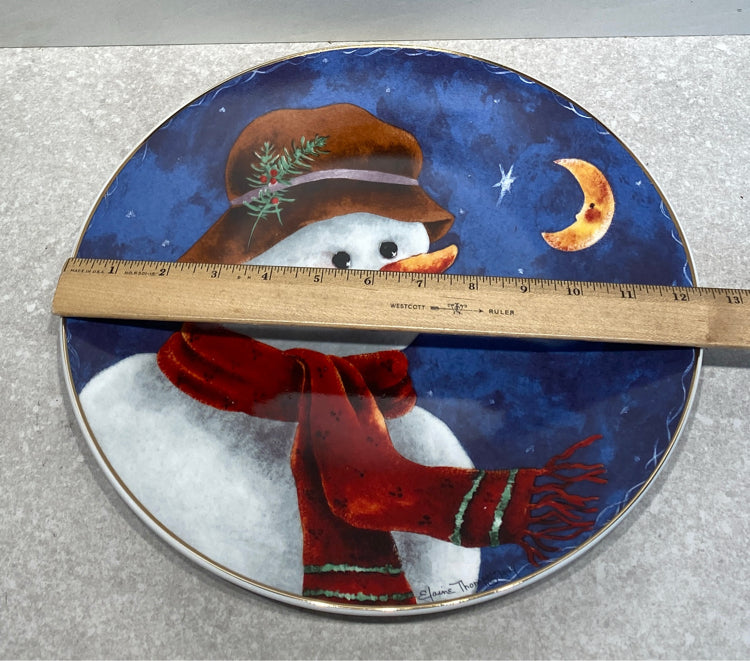 Snowman Plate
