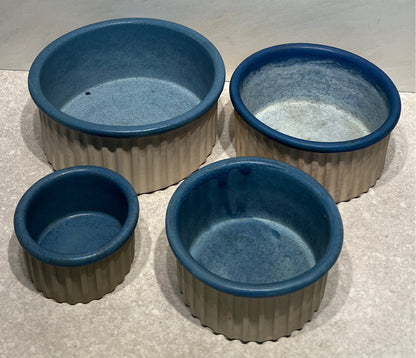Bennington Pottery Set of 4 Nesting Bowls