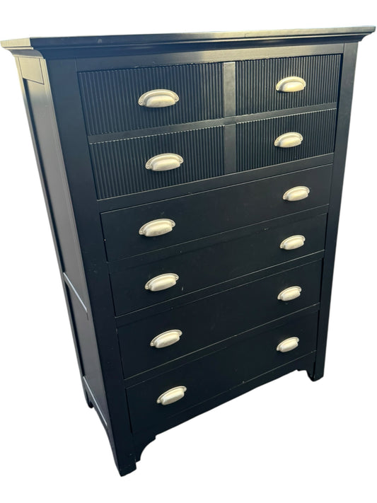 Tall Black Dresser