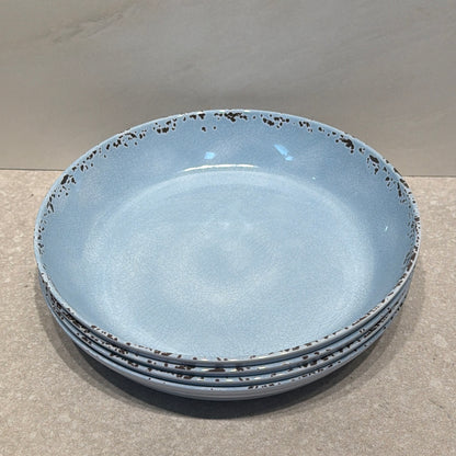 Set of 4 Melamine Bowls 9"