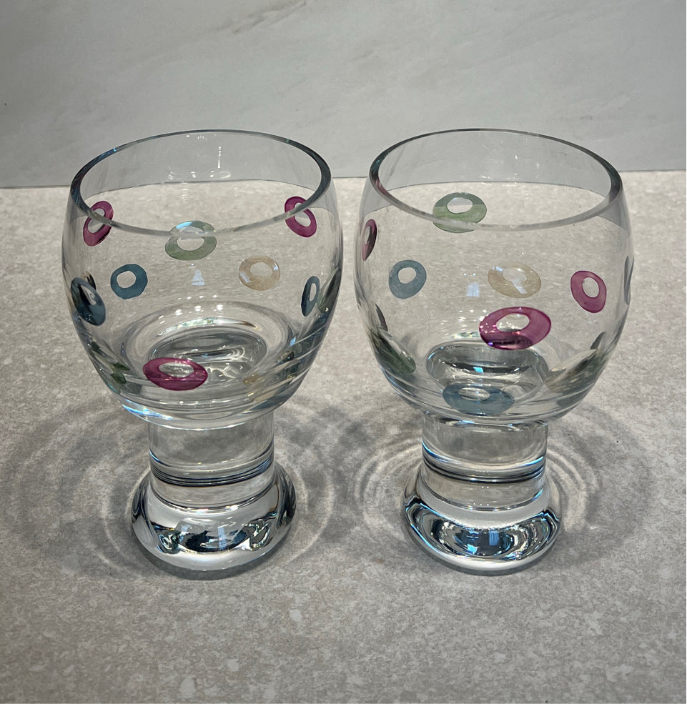 Set of 2 Block Glasses
