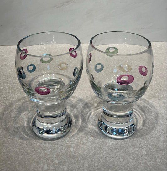 Set of 2 Block Glasses