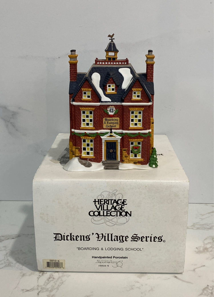 Dept. 56 Boarding and Lodging School