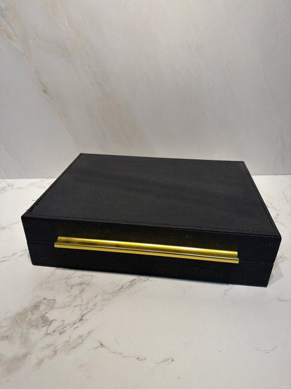 Black Covered Box