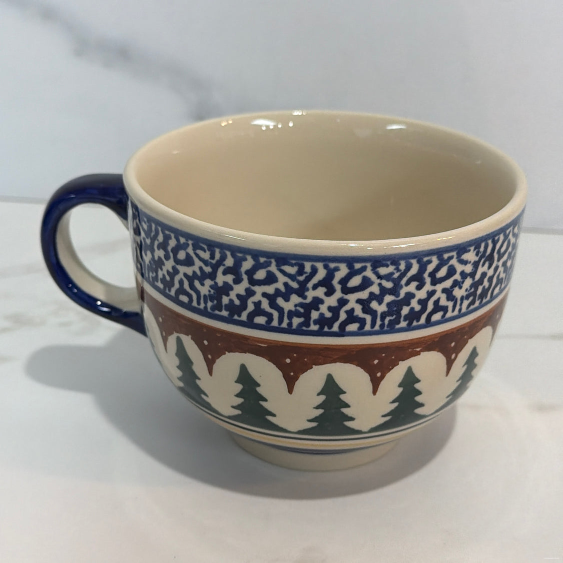 Polish Pottery  Soup Mug