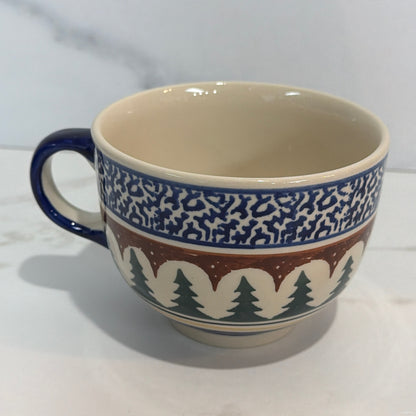Polish Pottery  Soup Mug