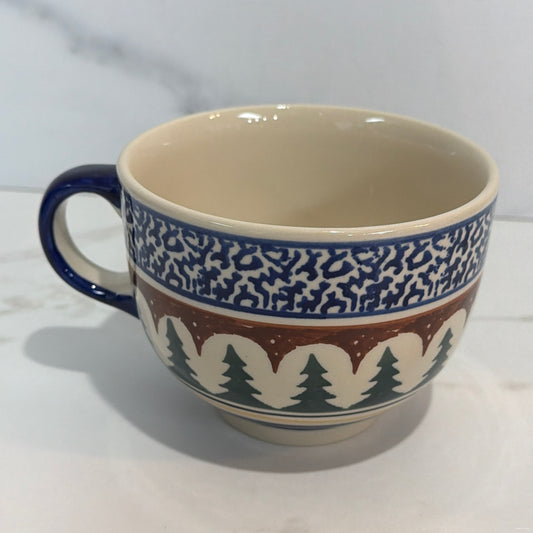 Polish Pottery  Soup Mug