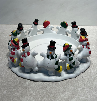 Snowman Candle Holder