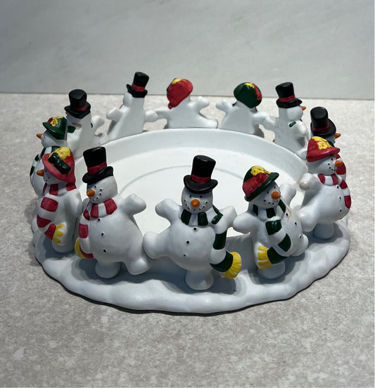 Snowman Candle Holder