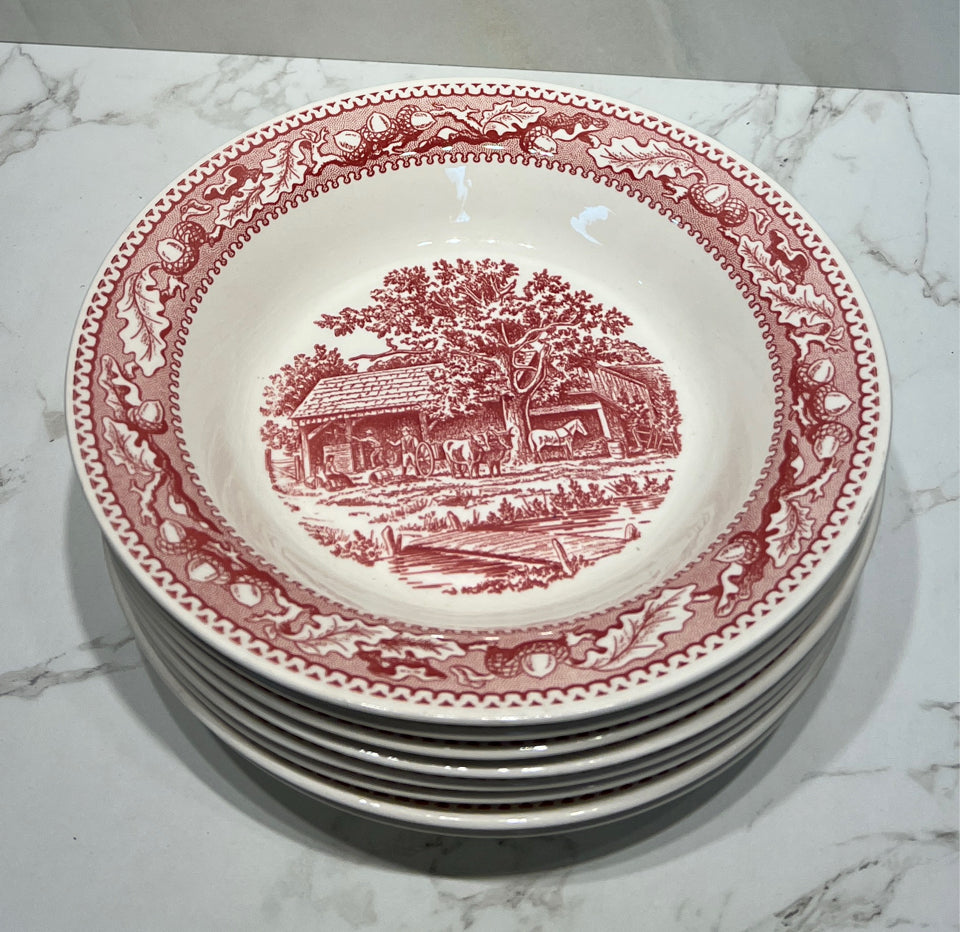 Set of 8 Memory Lane Bowls