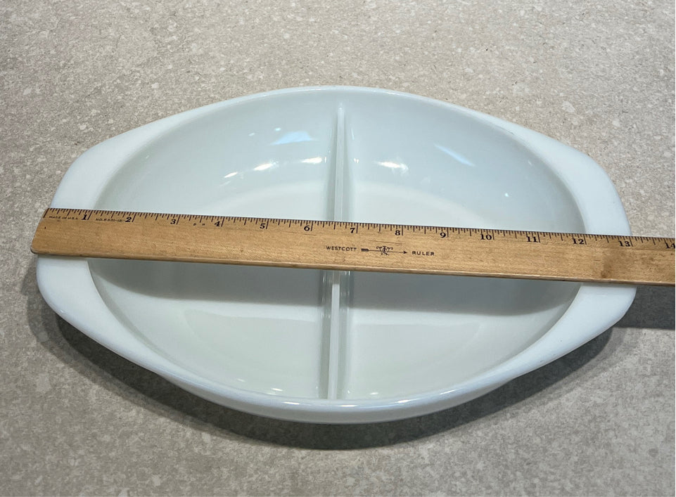 Pyrex Divided Casserole Dish