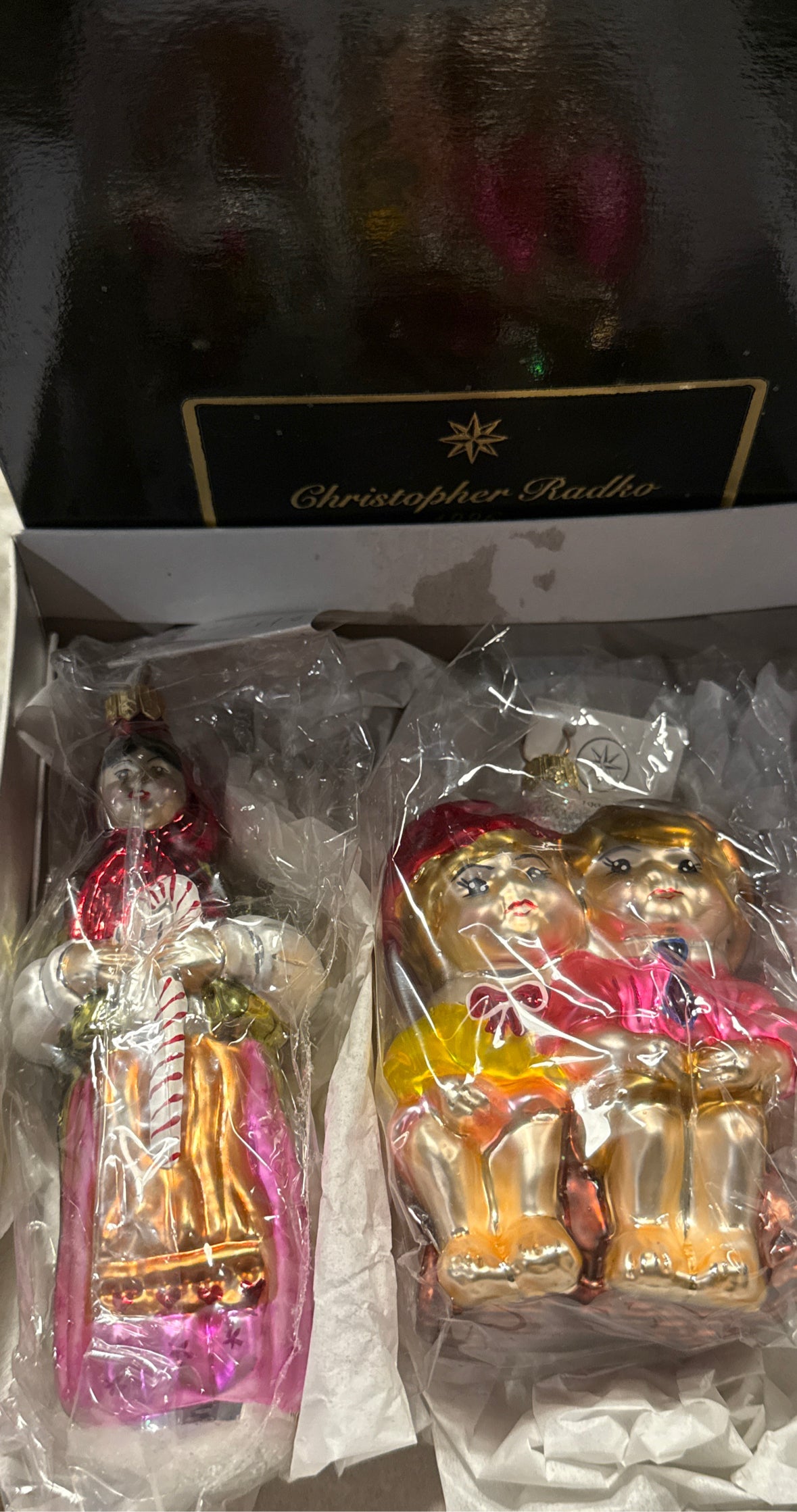 Radko 1996 Sunday Brunch (2 Ornaments)