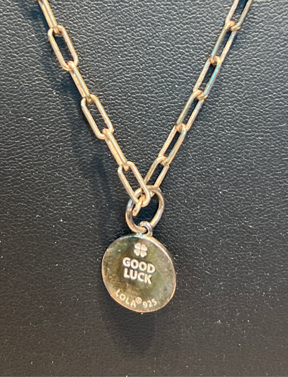Lola Sterling Horseshoe Necklace