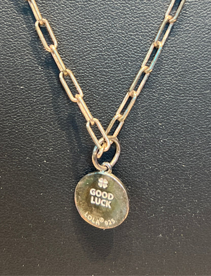 Lola Sterling Horseshoe Necklace