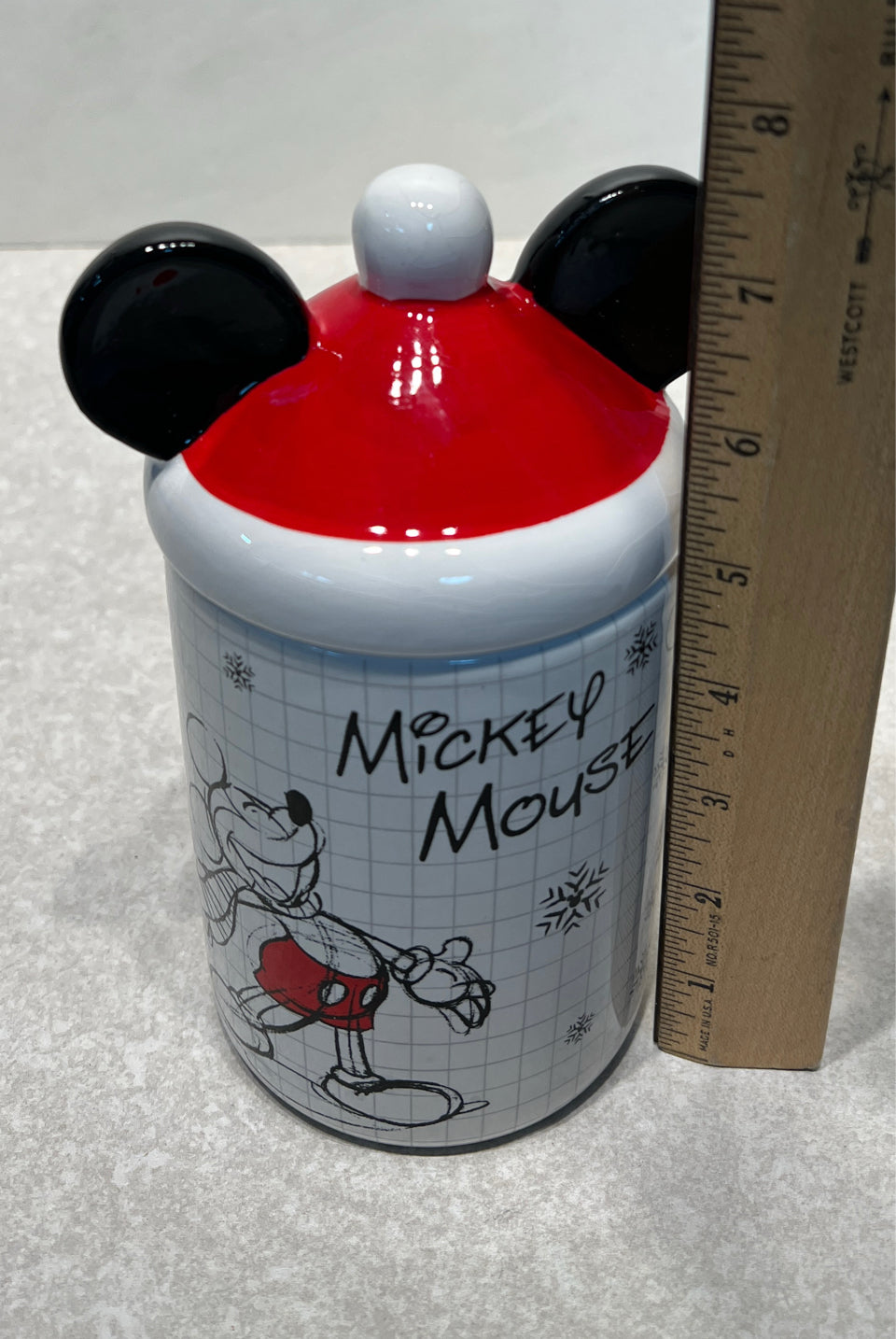 Covered Mickey Jar