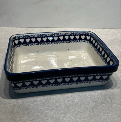 Large Polish Pottery Casserole