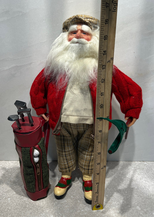 Golfing Santa
