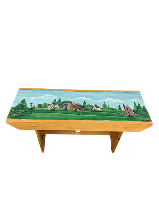 Handpainted Bench
