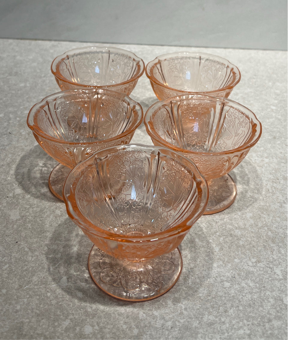 Set of 5 Pink Desserts