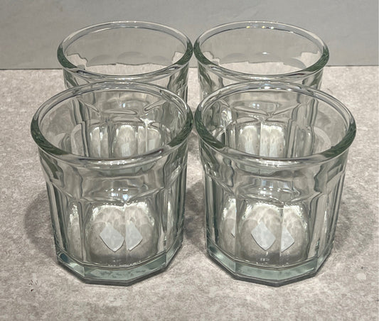 Set of 4 Crate and Barrel Glasses