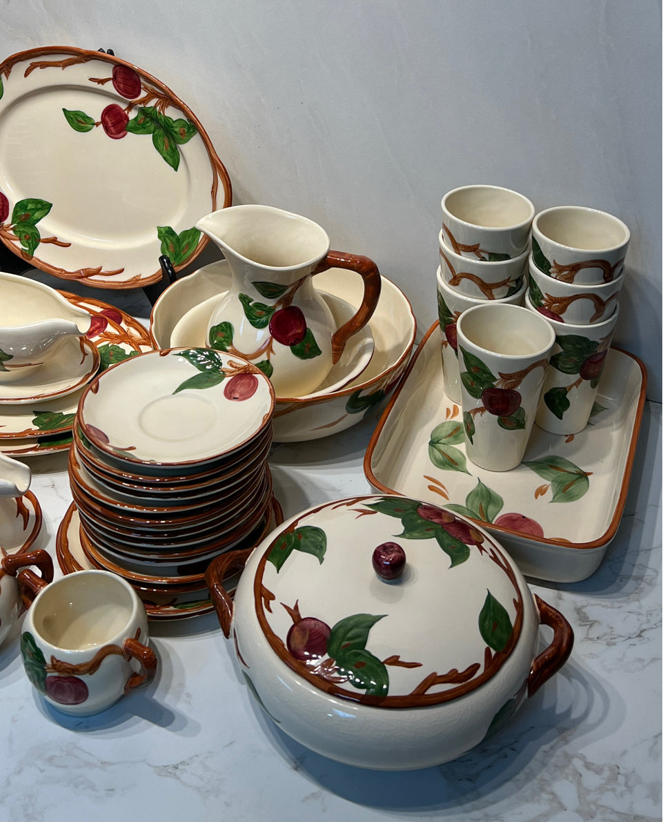 Lot of Franciscan Apple Dinnerware