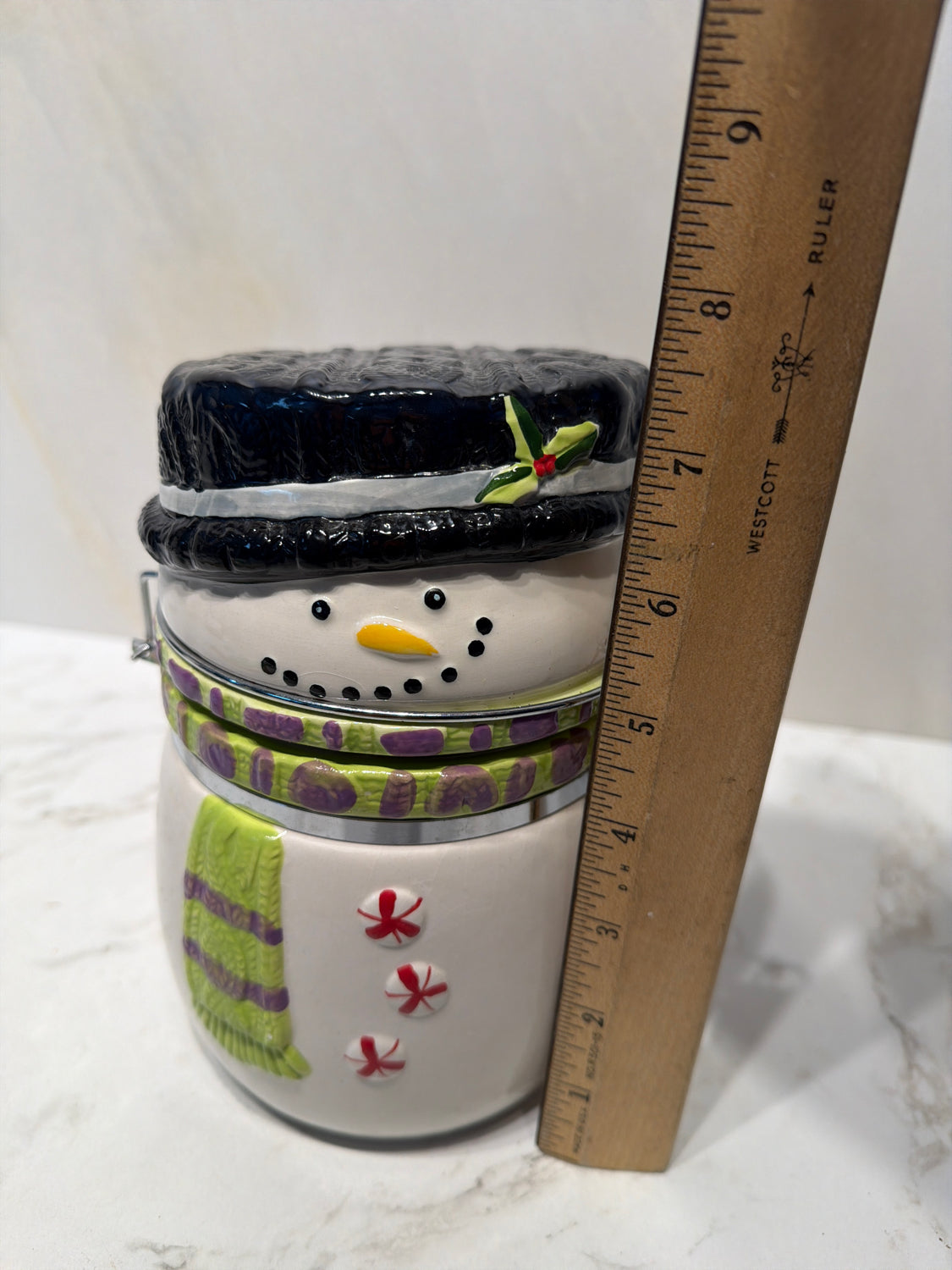 Snowman Jar