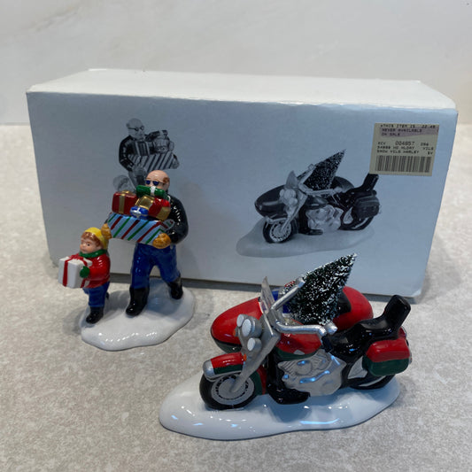Dept. 56  A Harley Davidson Holiday