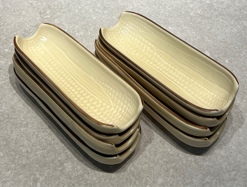 Set of 8 Pfaltzgraff Corn Dishes