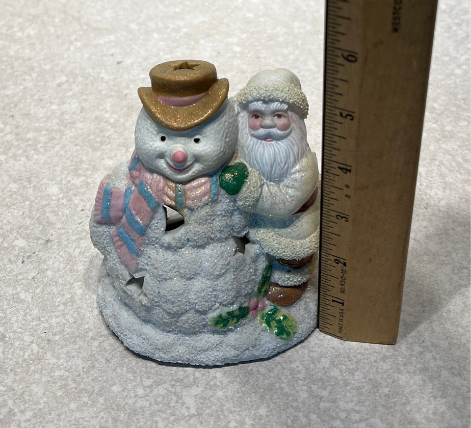 Santa Candleholder