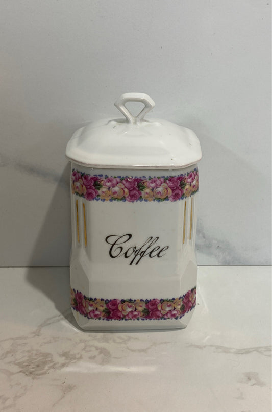 Covered Coffee Jar