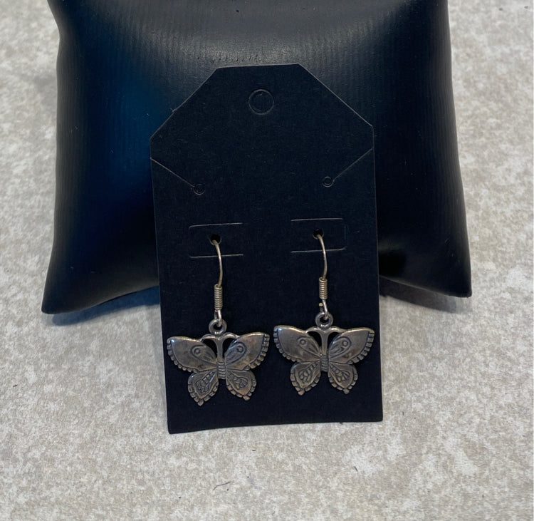 Sterling Butterfly Earrings