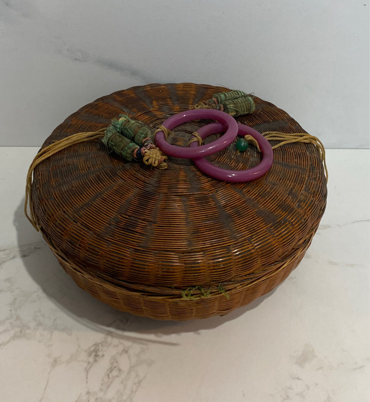 Antique Sewing Basket