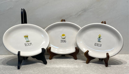 Set of 3 Rae Dunn Plates