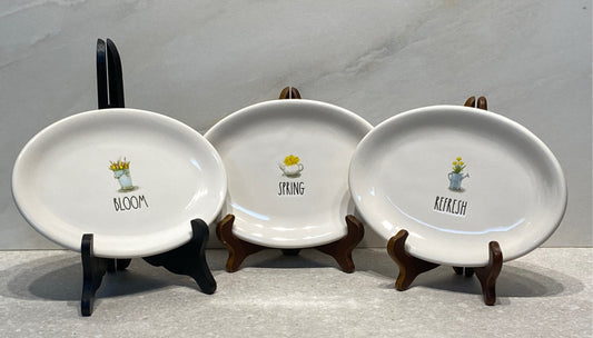 Set of 3 Rae Dunn Plates