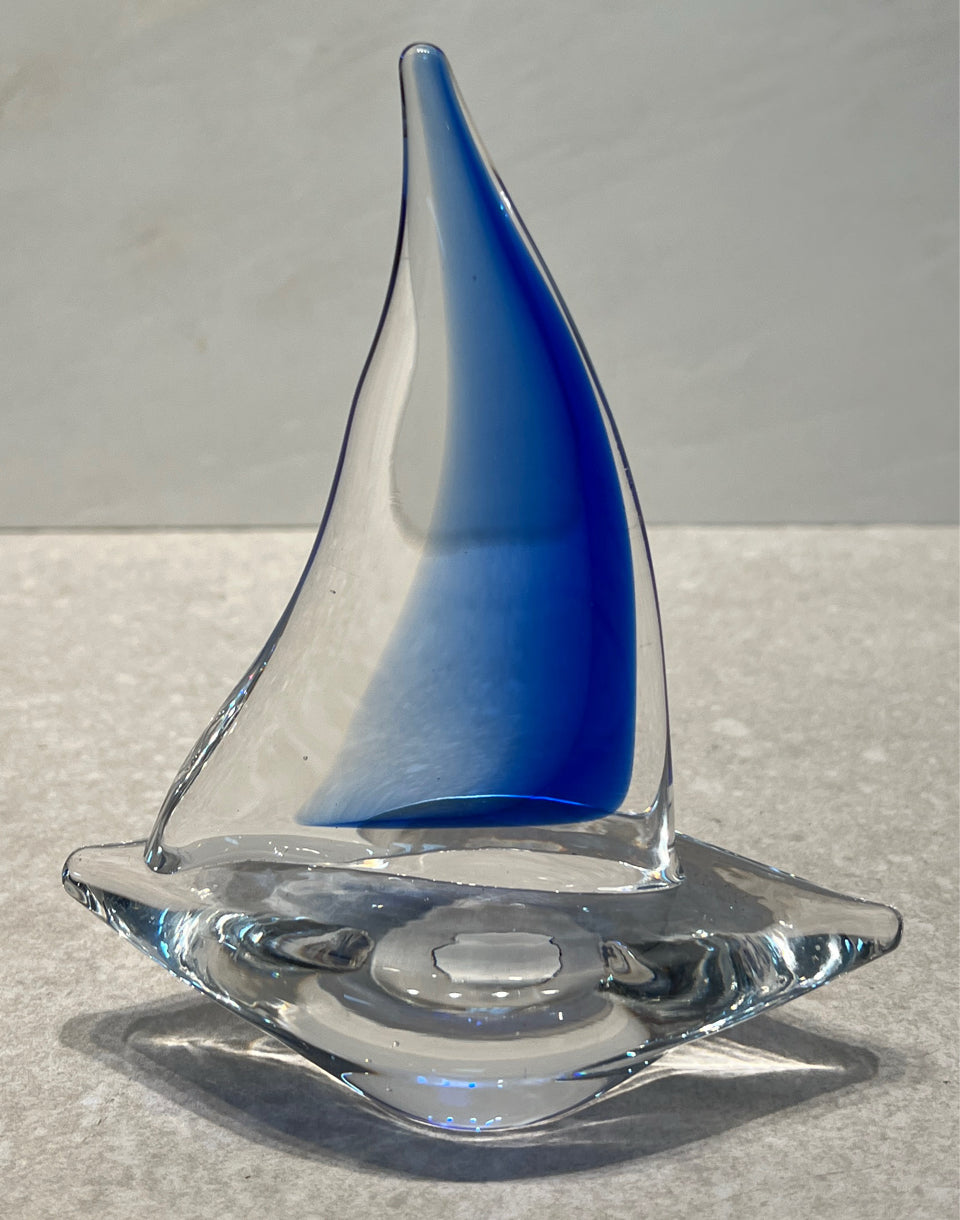 Glass Art Sailboat