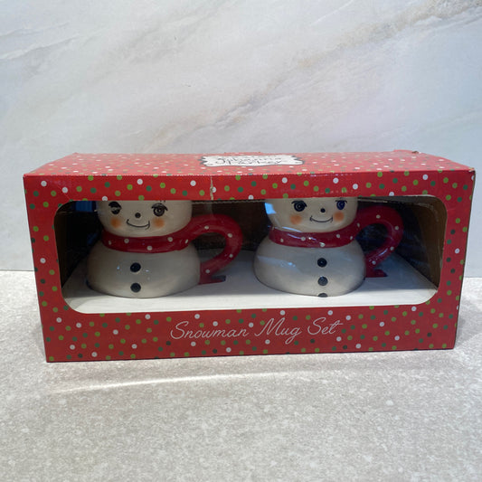 Snowman Mug Set